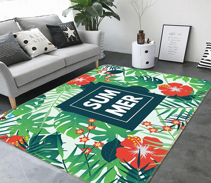 3D Plant English 266 Non Slip Rug Mat Mat AJ Creativity Home 