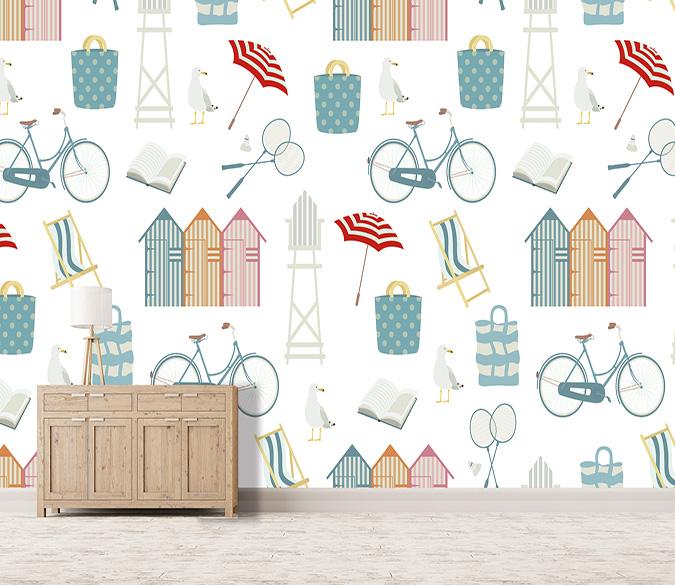 3D Bicycle Umbrella 273 Wallpaper AJ Wallpaper 