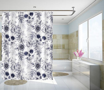 3D Human Head Flower 092 Shower Curtain 3D Shower Curtain AJ Creativity Home 