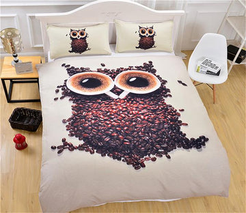 3D Seeds Owl 112 Bed Pillowcases Quilt Wallpaper AJ Wallpaper 