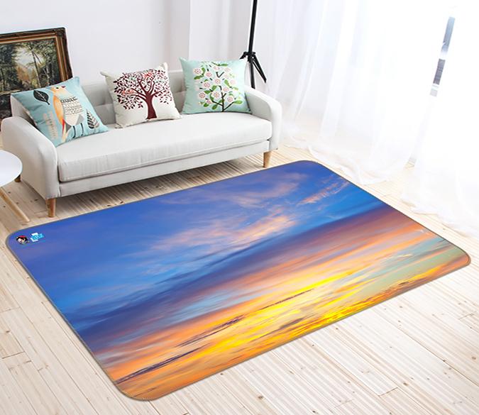 3D Sky Sunset 172 Non Slip Rug Mat Mat AJ Creativity Home 