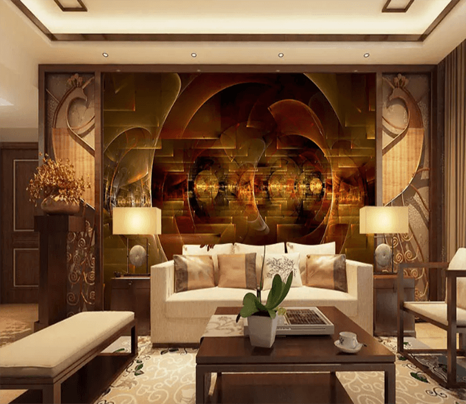 3D Round High Tech 1313 Wallpaper AJ Wallpaper 2 