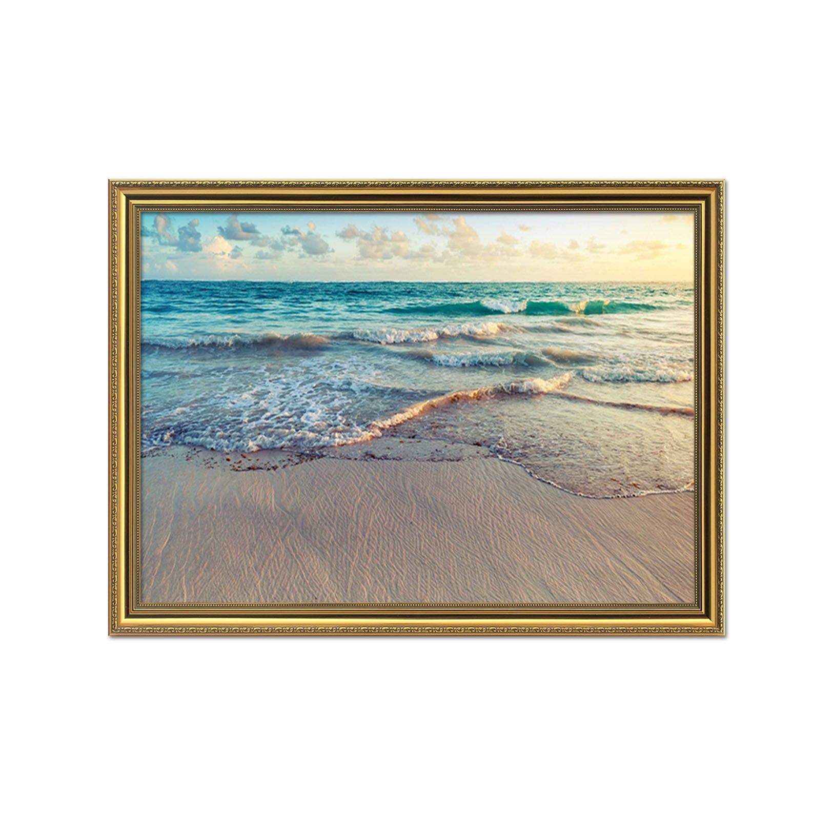 3D Sea Beach 181 Fake Framed Print Painting Wallpaper AJ Creativity Home 