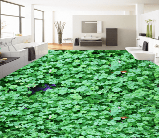 3D Dense Layer Grass 051 Floor Mural Wallpaper AJ Wallpaper 2 