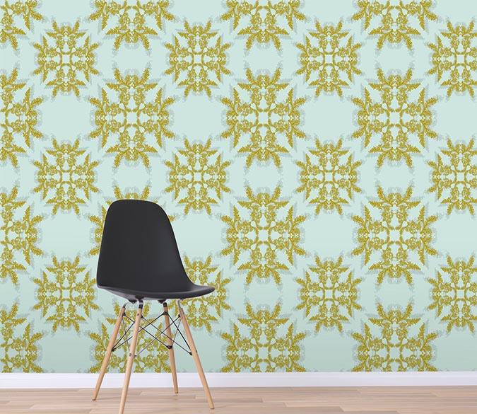 3D Golden Flower 320 Wallpaper AJ Wallpaper 