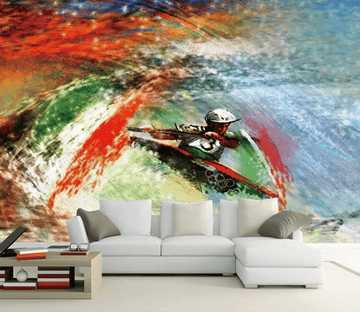 3D Oil Painting Kayaking 1479 Wallpaper AJ Wallpaper 2 