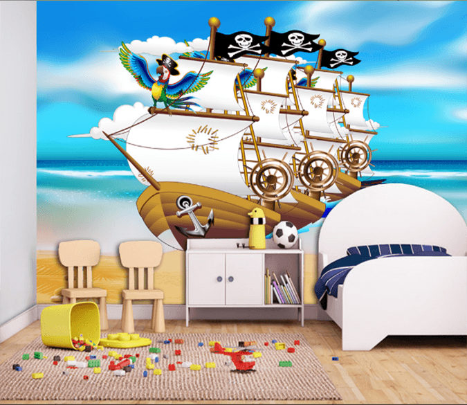 3D Pirate Ship 291 Wallpaper AJ Wallpaper 