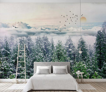 3D Forest Cloud 183 Wallpaper AJ Wallpaper 