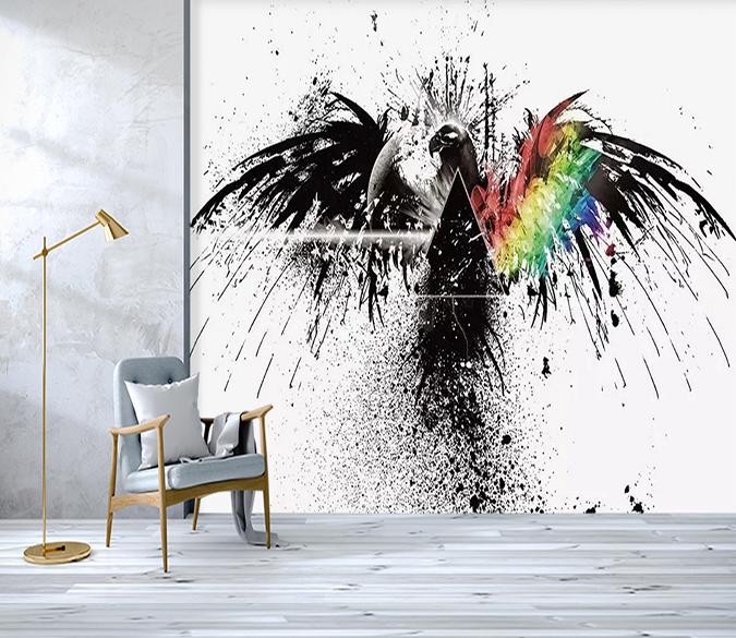 3D Ink Eagle 027 Wallpaper AJ Wallpaper 
