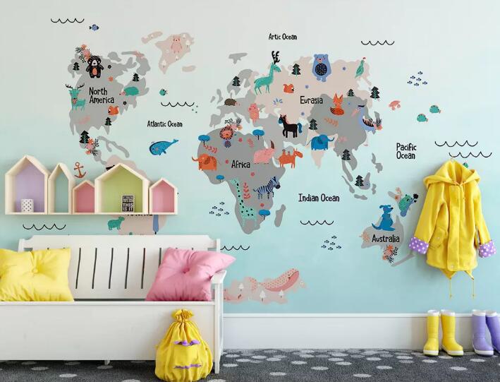 3D Map 1474 Wall Murals Wallpaper AJ Wallpaper 2 