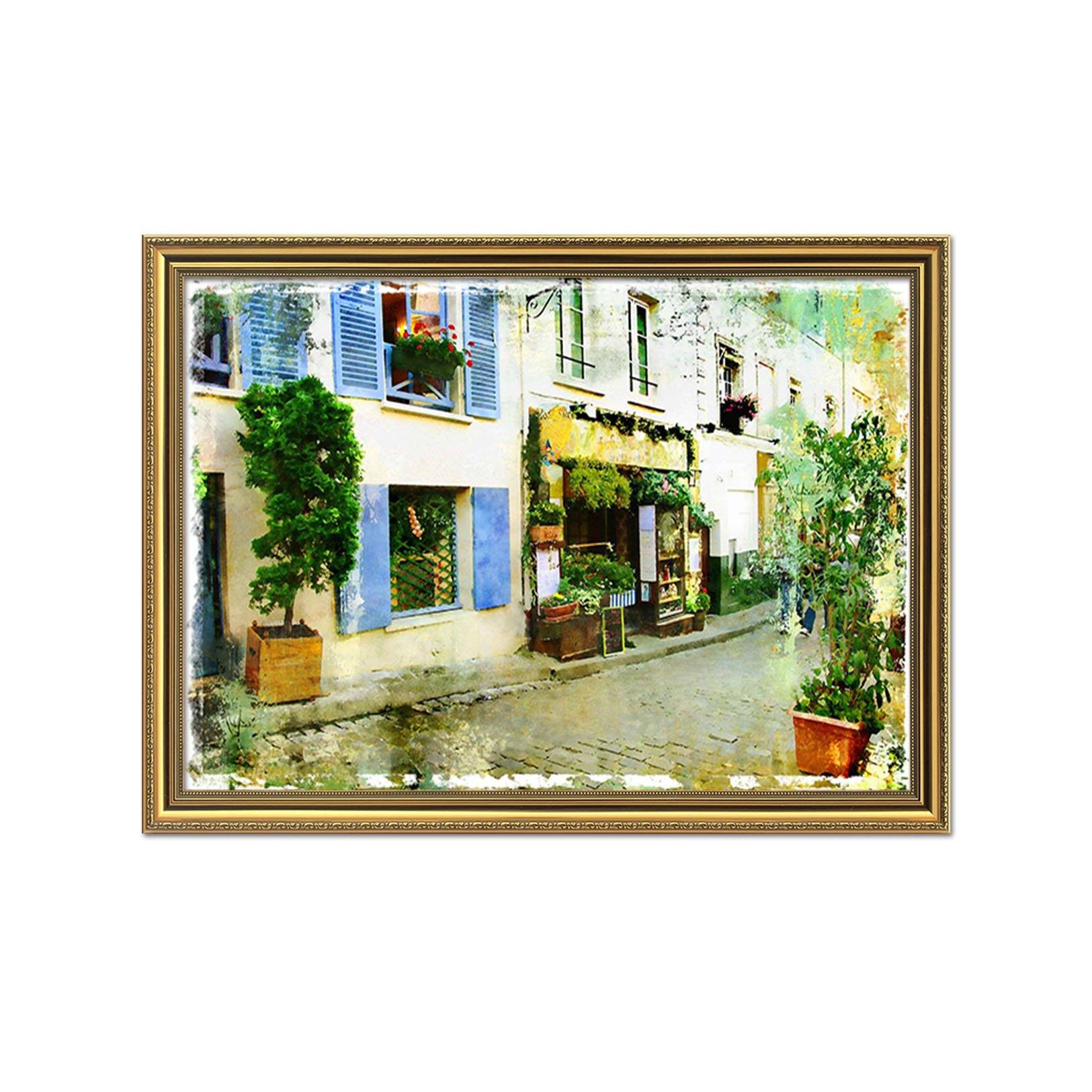 3D Door Grass 166 Fake Framed Print Painting Wallpaper AJ Creativity Home 