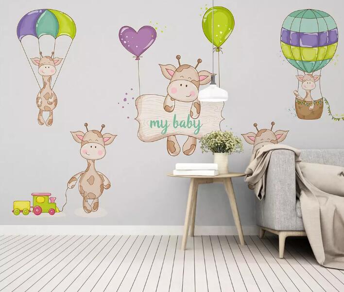 3D Cute Cow 1068 Wall Murals Wallpaper AJ Wallpaper 2 