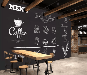 3D Blackboard Coffee 1007 Wallpaper AJ Wallpaper 2 
