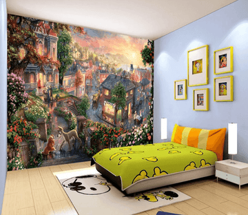 3D Beautiful Town 831 Wallpaper AJ Wallpaper 2 