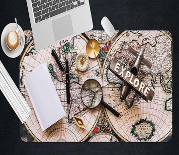 3D Aircraft Magnifier 120 Desk Mat Mat AJ Creativity Home 