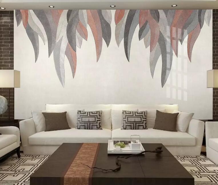 3D Colored Leaves 1028 Wall Murals Wallpaper AJ Wallpaper 2 