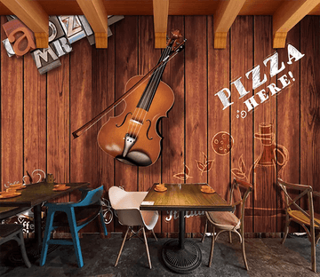 3D Violin Coffee 163 Wallpaper AJ Wallpaper 2 