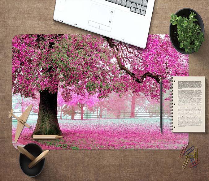 3D Lush Tree 032 Desk Mat Mat AJ Creativity Home 