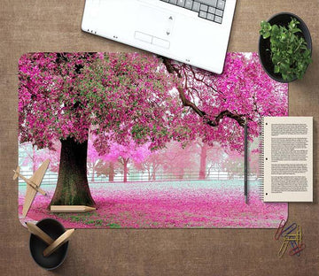 3D Lush Tree 032 Desk Mat Mat AJ Creativity Home 