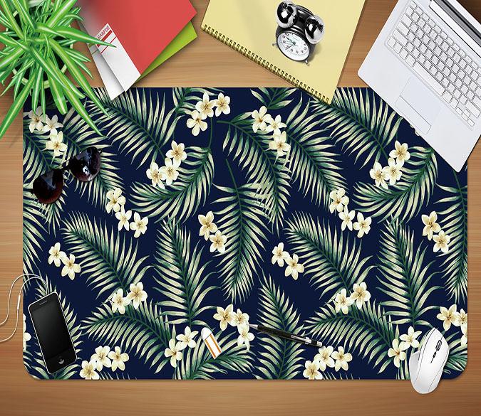 3D Leaf Flower 169 Desk Mat Mat AJ Creativity Home 
