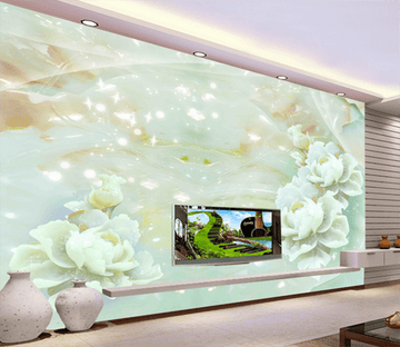 3D Shining Flower 324 Wallpaper AJ Wallpaper 