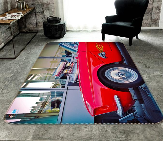 3D Side Car 255 Non Slip Rug Mat Mat AJ Creativity Home 