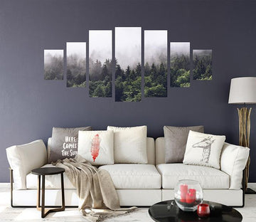 3D Early Fog 032 Unframed Print Wallpaper Wallpaper AJ Wallpaper 