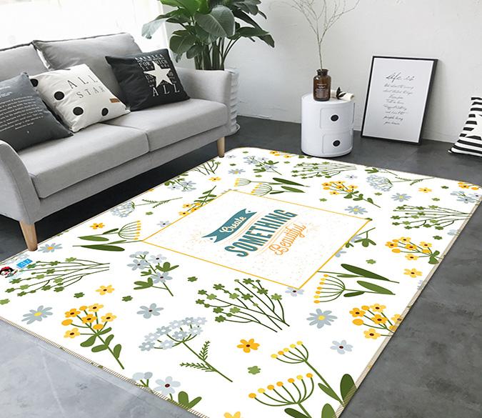 3D Small Flower 331 Non Slip Rug Mat Mat AJ Creativity Home 
