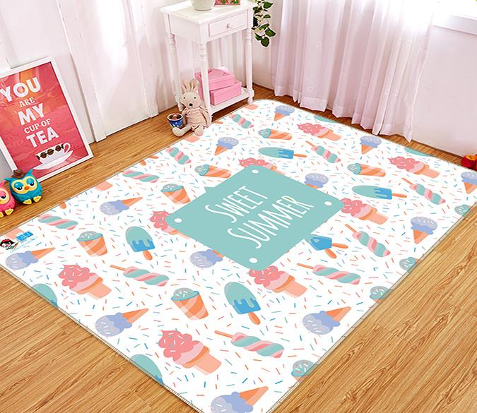 3D Painting Ice Cream 265 Non Slip Rug Mat Mat AJ Creativity Home 