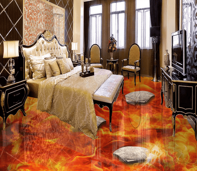 3D Combustion 156 Floor Mural Wallpaper AJ Wallpaper 2 