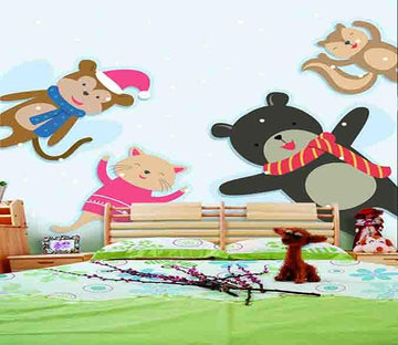 3D Bear Monkey 008 Wallpaper AJ Wallpaper 