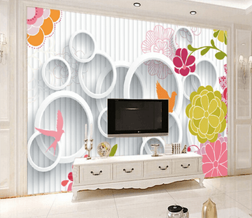 3D Flower Bird Mission 553 Wallpaper AJ Wallpaper 