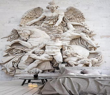 3D Horse Wings Man 021 Wallpaper AJ Wallpaper 