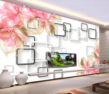 3D Transparent Flower 253 Wallpaper AJ Wallpaper 