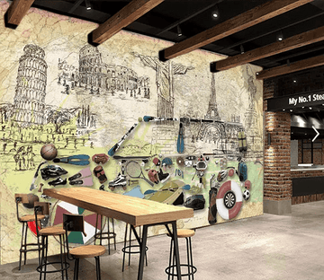 3D Car Shape Tower 76 Wallpaper AJ Wallpaper 2 