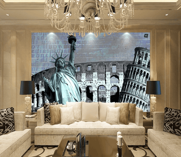 3D Art Carving Tower 962 Wallpaper AJ Wallpaper 2 