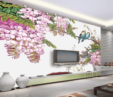 3D Bird Nesting 216 Wallpaper AJ Wallpaper 