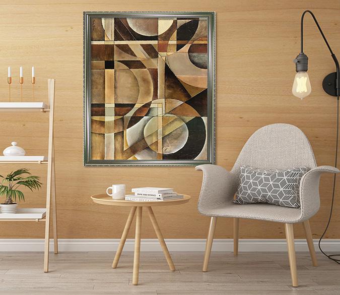 3D Abstract Letters 111 Fake Framed Print Painting Wallpaper AJ Creativity Home 