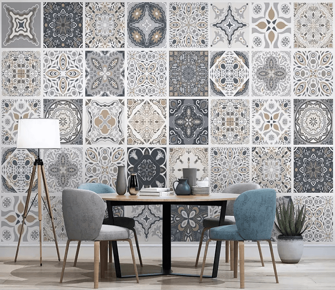 3D Small Square Pattern 298 Wallpaper AJ Wallpaper 2 