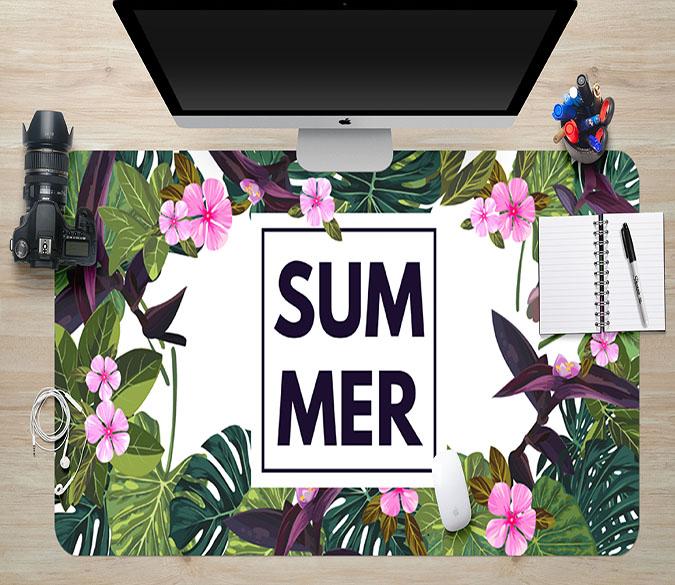 3D Surrounding Plants 085 Desk Mat Mat AJ Creativity Home 