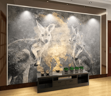 3D Letter Paper Kangaroo 261 Wallpaper AJ Wallpaper 2 