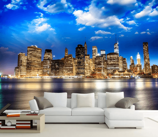 3D Beautiful City Night View 1053 Wallpaper AJ Wallpaper 2 