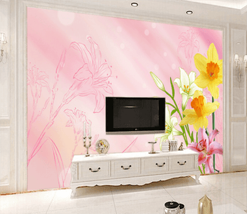 3D Lily Blooming 557 Wallpaper AJ Wallpaper 