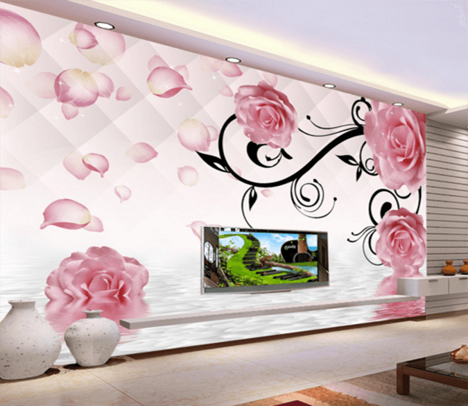 3D Rose Petal 167 Wallpaper AJ Wallpaper 
