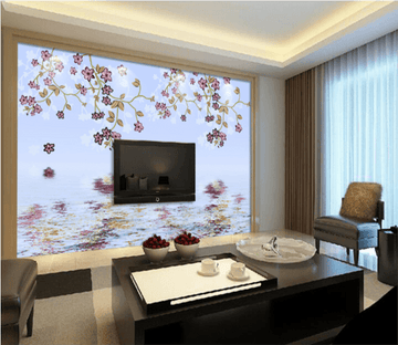 3D Small Flowers 332 Wallpaper AJ Wallpaper 