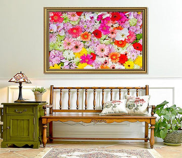 3D Colorful Flower 170 Fake Framed Print Painting Wallpaper AJ Creativity Home 