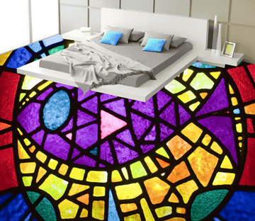 3D Bright Pattern 168 Floor Mural Wallpaper AJ Wallpaper 2 