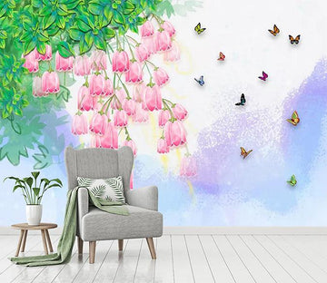 3D Green Leaf Butterfly 480 Wallpaper AJ Wallpaper 