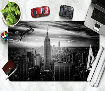 3D Night City 038 Desk Mat Mat AJ Creativity Home 
