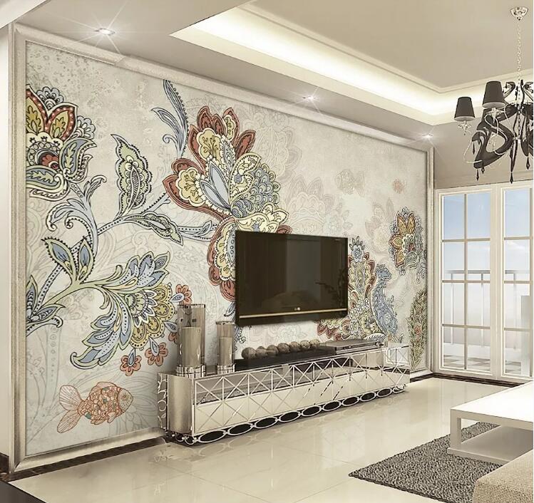 3D Painted Flower 1007 Wall Murals Wallpaper AJ Wallpaper 2 